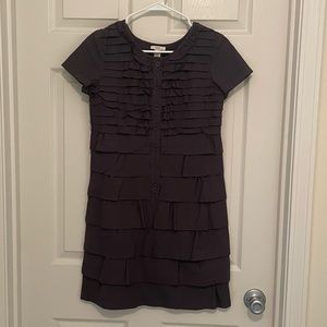 J Crew ruffle shift dress